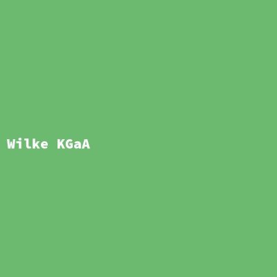 Hersteller: Wilke KGaA