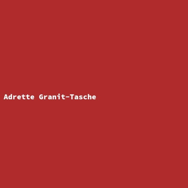Adrette Granit-Tasche