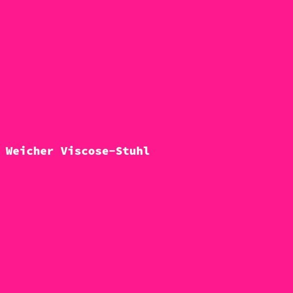 Weicher Viscose-Stuhl